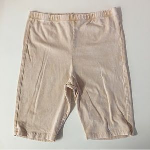 ‼️SOLD‼️Forever 21 Nude Mineral Wash Biker Shorts